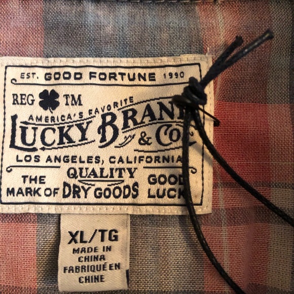 Men’s Lucky Brand Short Sleeve Shirt - Picture 5 of 9